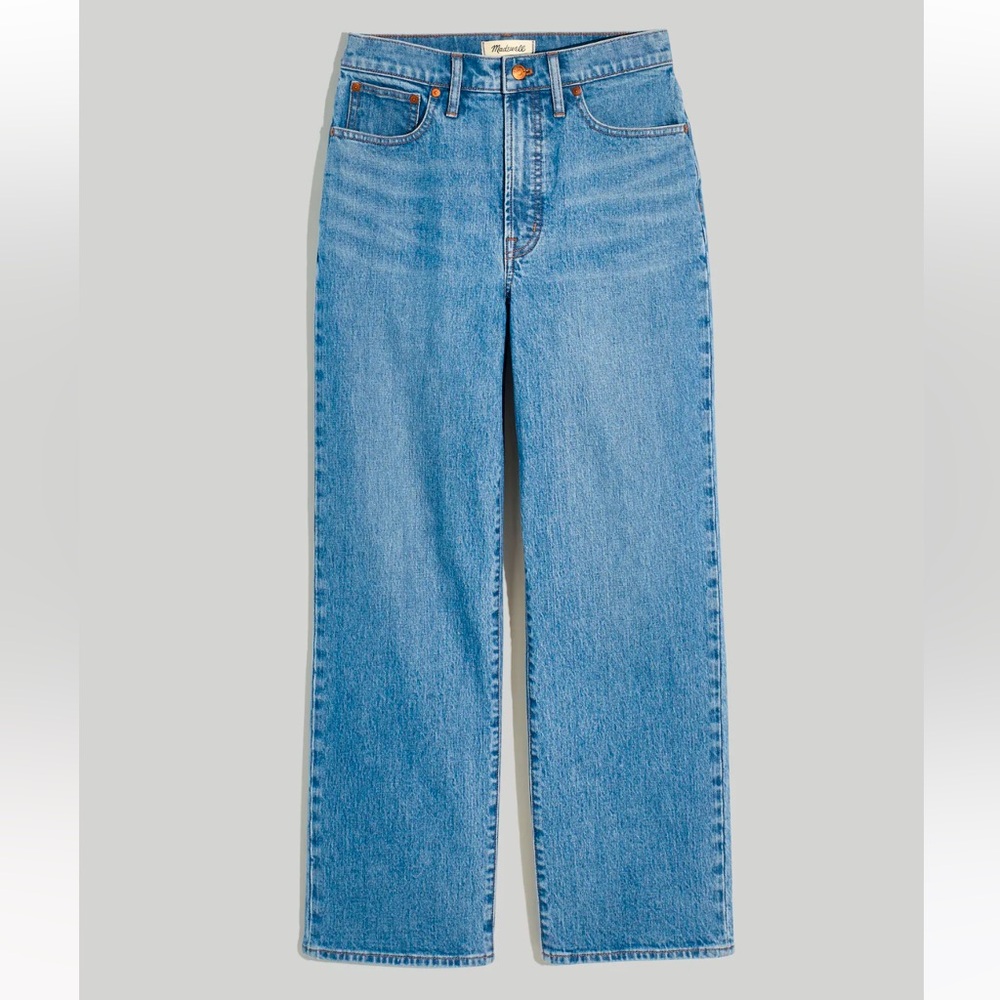 Madewell Perfect Vintage Wide-Leg Jean- medium wash